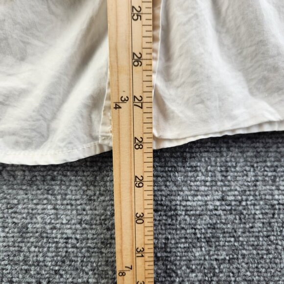 VTG Campus By Marc O Polo XL Germany Made Snap Up Long Sleeve Elbow Patch White - Picture 14 of 16